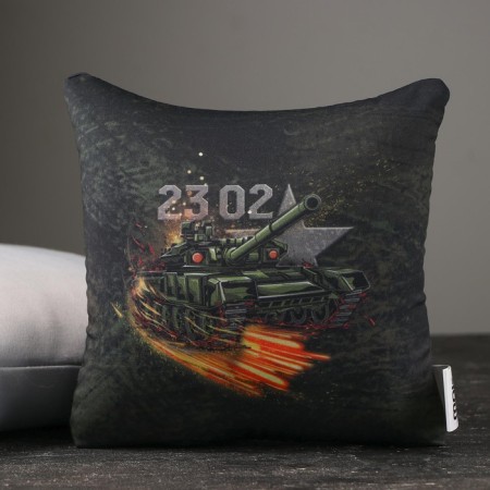 Antistress pillow "Real Defender", 21x20 cm-1