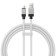 Cable Baseus, Type -C - USB, 5 A, 100 W, 1 m, white