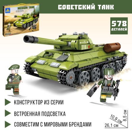 Designer "Army. Soviet tank ", 578 details