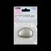 Metal button on the leg, decorative, 30 × 42 mm, silver color