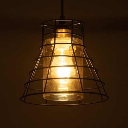 Lamp Bayerlux "Rumpy" E27 40W black 20x20x17-117 cm-3