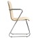 Brabix Visit CF-101, chrome, eco-leather, beige