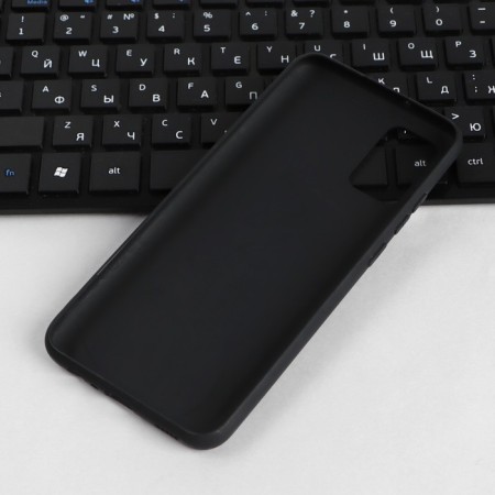 Pero cover for Samsung A02S, silicone, black-2