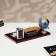 Table 5B1 set with business card holder, red tree