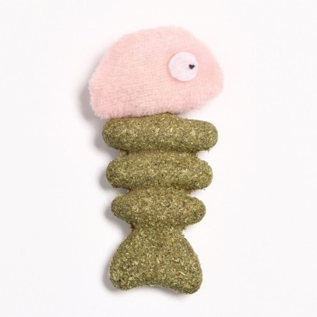 A toy for cats from pressed cat mint "Fish", 7 cm-1