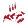 Terminal insulated RPI-P 1.5- (2.8)/RPIP 1.25-3-0.8 plug 2.8 mm 0.5-1.5 mm² red rexa