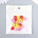Buttons plastic for creativity "God's Layer" set of 20 pcs mix 1.5x1.3 cm