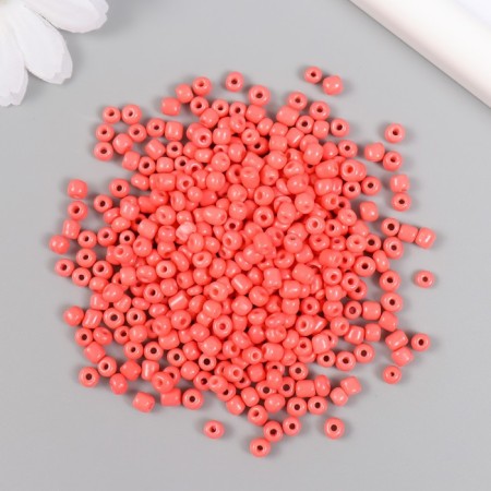 Glass beads 6/0 "salmon" bright 450 g-1