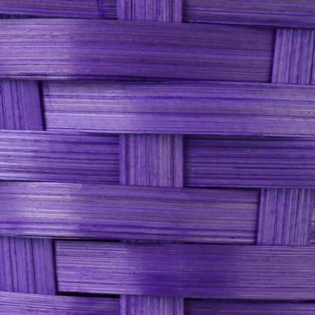 Wicker basket, d17 x 9 x 30 cm, purple, bamboo-4