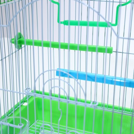 Poultry cell equipped BD-1/4F, 30 x 23 x 39 cm, green (packing 12 pcs)-7