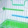 Poultry cell equipped BD-1/4F, 30 x 23 x 39 cm, green (packing 12 pcs)