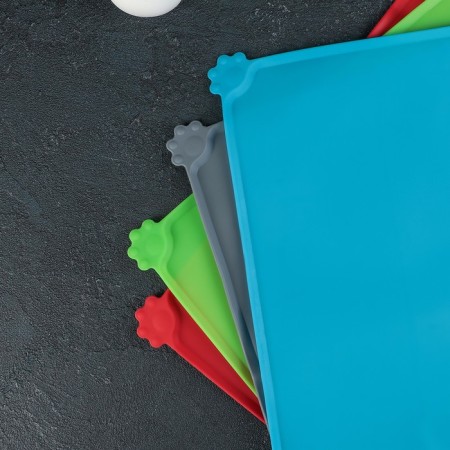 Silicone rug "Haw", 55.1 × 35.5 cm, color mix-3