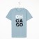 T-shirt male, light gray, size 46