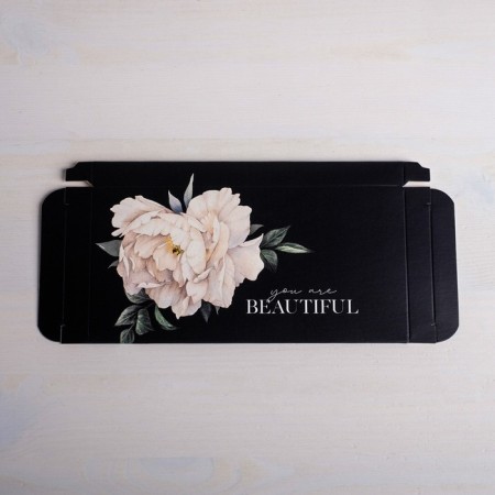 Chocolate box, confectionery packaging, You are beautiful, 17.3 x 8.8 x 1.5 cm-3