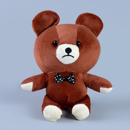 Soft toy "Bear" with a bow, 22 cm, color mix-2