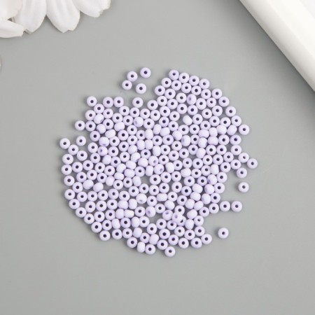 Glass 8/0 "Marshmallow. Matte. Lilac" 10 g-2