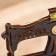 The needle of the souvenir "Sewing machine", MDF, oak-black, 7.5x5.5x12.5 cm