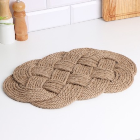 Napkin on the table "Geometry", 50 x 25 cm, polyester fiber