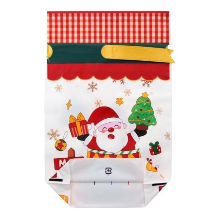 Polyethylene gift package with ties "Gifts", 15x23cm-12