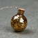 Garland “thread” 1.6 m with nozzles “balls with golden confetti”, ip20, silver thread, 15 LED, glow warm white, AAX2