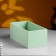 Wooden Kashpo "Hellas Big, Glass", 25 × 12.5 × 10 cm olive