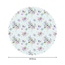 Tablecloth “Tenderness”, round, Saten, D = 150 cm