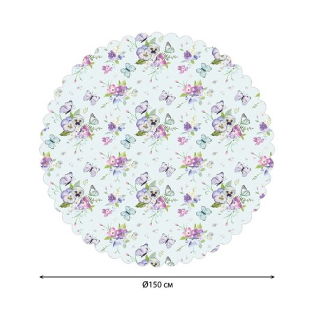 Tablecloth “Tenderness”, round, Saten, D = 150 cm