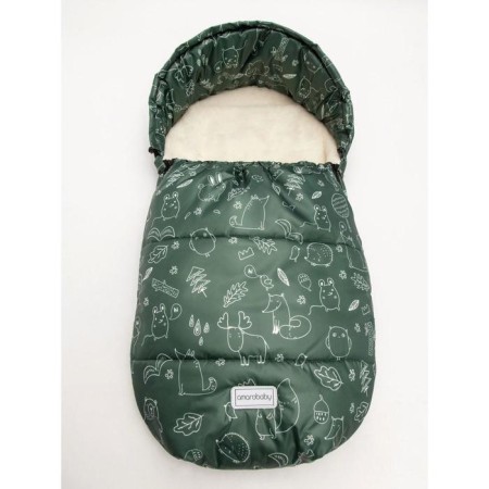 Winter fur "animals", size 85 cm, khaki-3