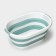 Fighting pelvis "Flex", 17.5 l, 33.5 × 49 × 6.5 cm, sea wave color