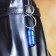 Address - capsule for a note, 2.2 x 1.3 cm, blue