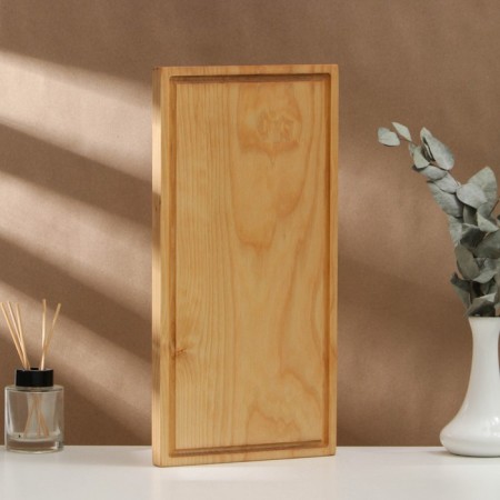 Groot board with ADELICA bloodstream, 40 × 20 × 2 cm, covered with oil, whole birch-1