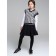 Jacquard vest for a girl, height 134 cm