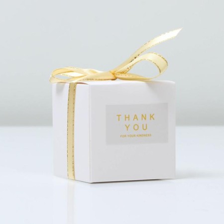 Gift box, packaging, “I think about you”, 5.5 x 5.5 x 5.5 cm