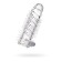 Toyfa A-Toys Fril penis with vibropuli, TPR, transparent, 13.4 cm