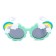 Sunny polarization sunglasses, 4 x 4 cm lens, width 13 cm, pipe 13.5 cm