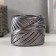 Knitted yarn metallic "disco" 100g (graphite)