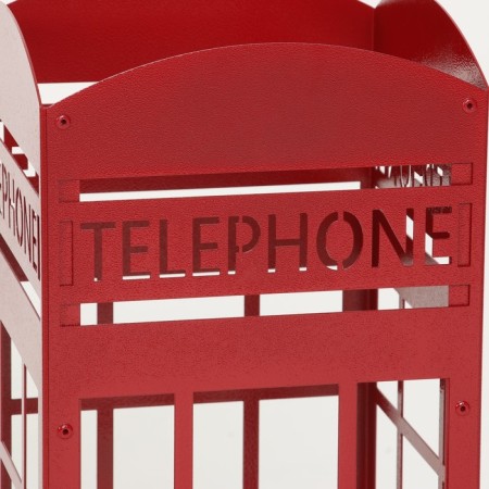 Star for umbrellas "Telephone booth" red, 24x24x56cm-2