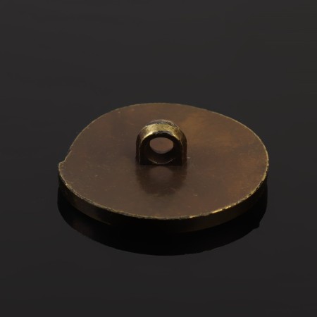 Decorative button on the leg, d = 34 mm, bronze color-1