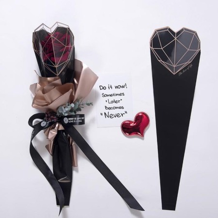 Flower cone, black, 50 x 15 cm-2