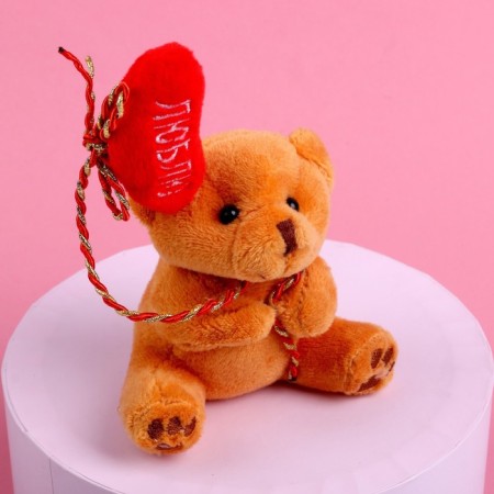 Soft toy "I love you", Bear, Mix Colors-3