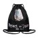 A bag for shoes 490 x 410 mm, with a loop, Hatber "Attack of titans" black NMN_14079