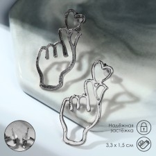 Earrings metal 
