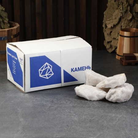 Bath stone "Quartz" "Hot ice" chopped 10 kg-5