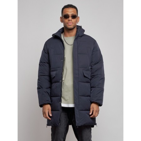 Lengered male winter, size 56, dark blue color-6
