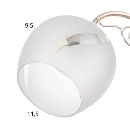 Bra "Viliam" 1x60W E27 gold-4