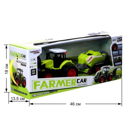 Radio -controlled tractor "farmer", works on the battery-7