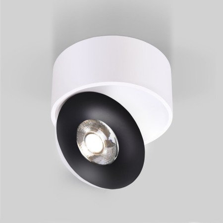 Lamp ceiling Elektrostandard, Glide LED 8 W, 100X100X45 mm, IP20, white, black color-2