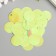 Sequins "circle" light yellow set 30 g d = 2 cm