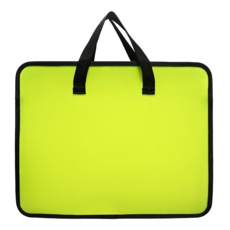 Folder with A4+handles, 332 x 268 x 90 mm, Erichkrause "Prostokvashino", 600 μm, lightning from above, yellow-3
