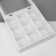 Universal stand "Casket Wood" 9 cells, 24 × 24 × 7 cm, white color